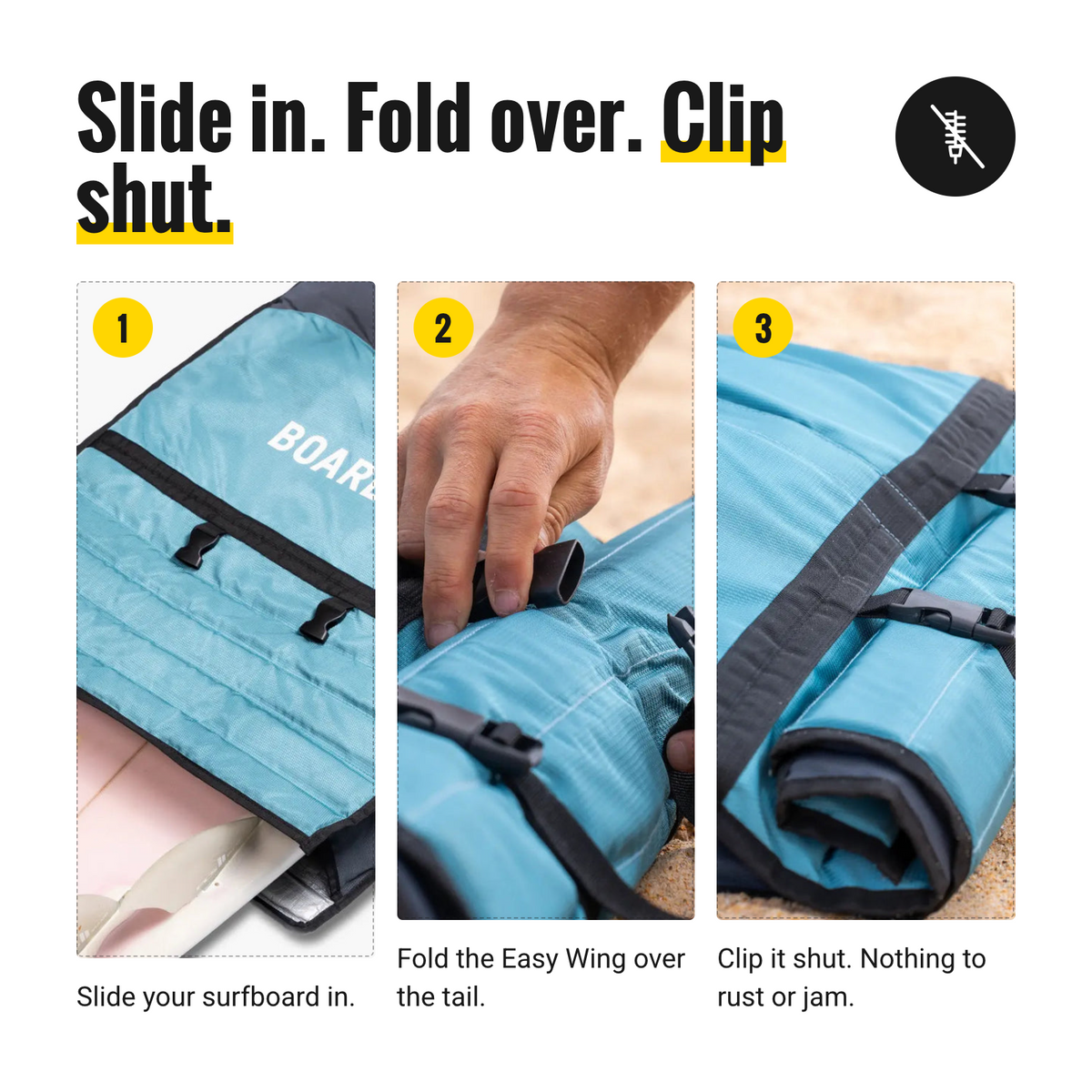 Boardsox Zipperless Mid Length Surfboard Cover