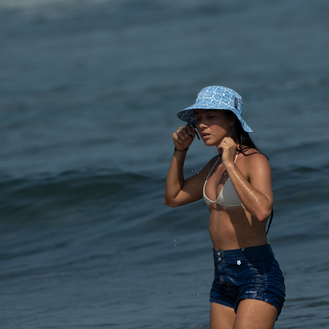 Lara Blue Boardsox Surf Hat