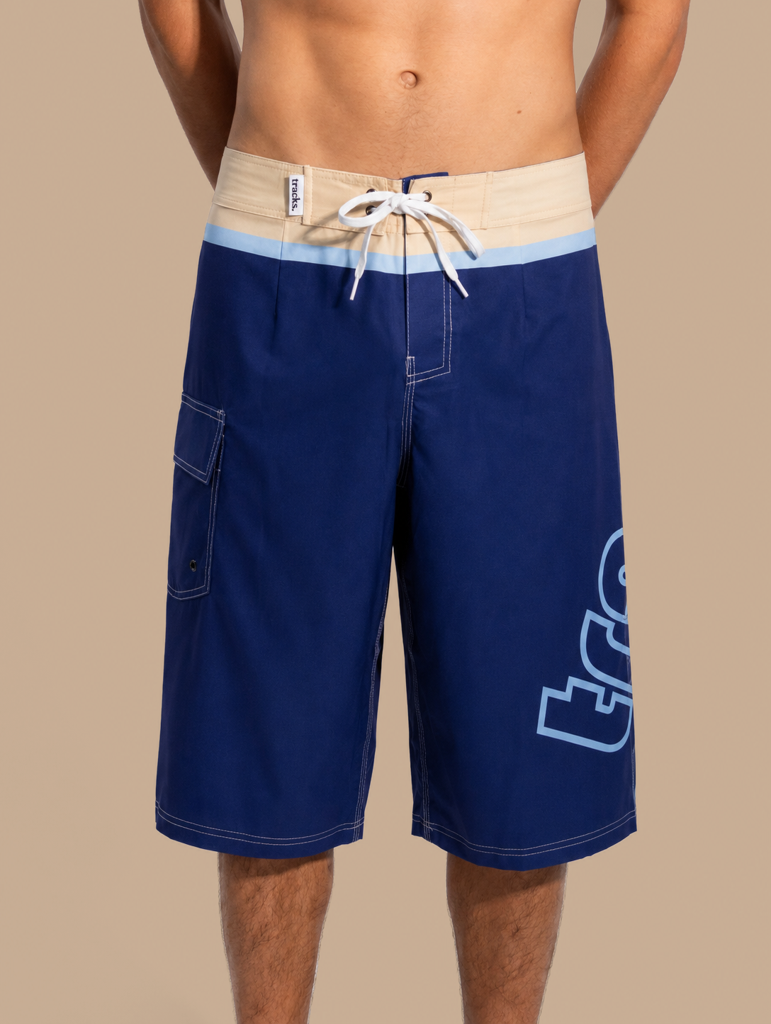 Sea Blue Retro Boardies