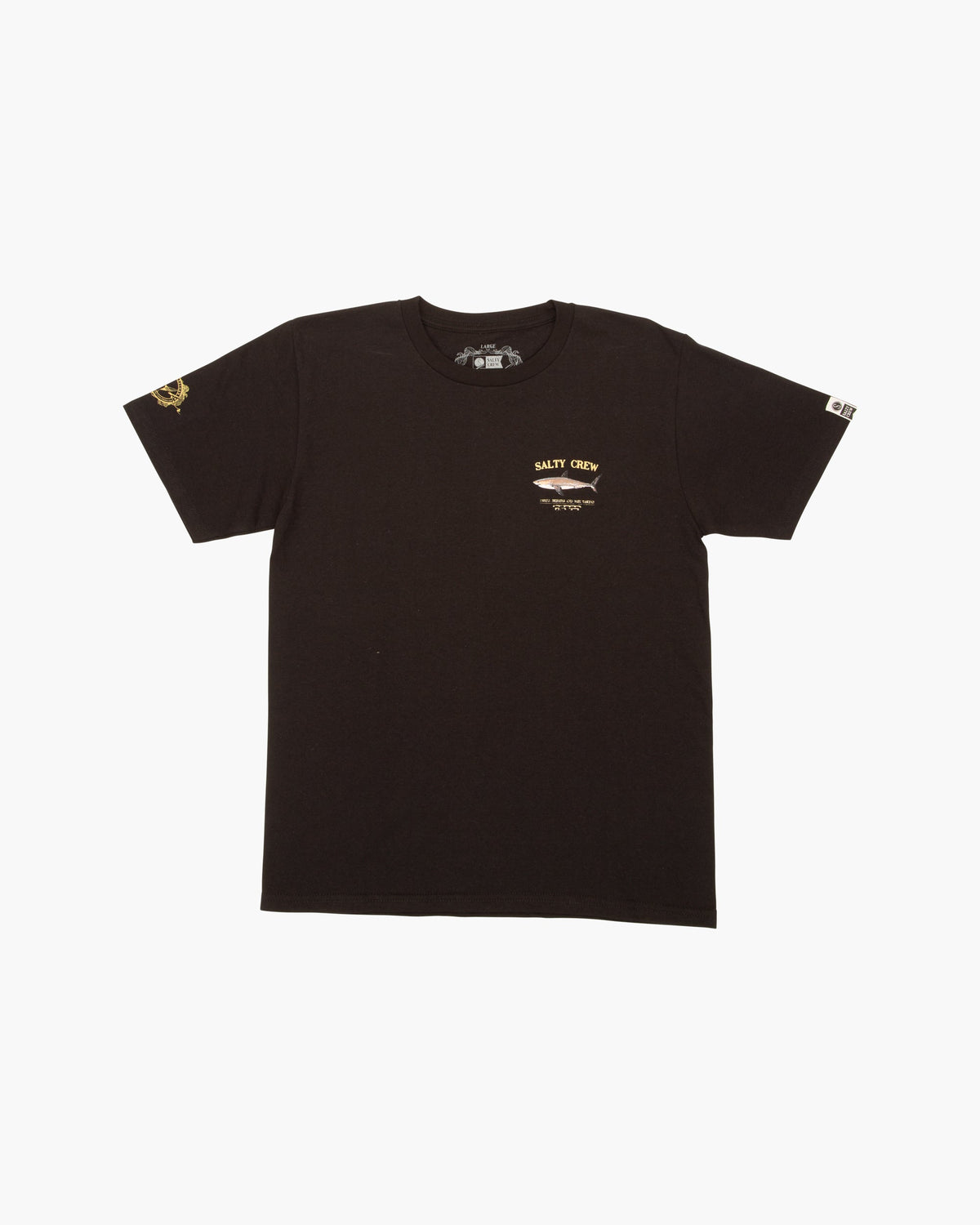 Bruce Boys S/S Tee - Black - Salty Crew Australia