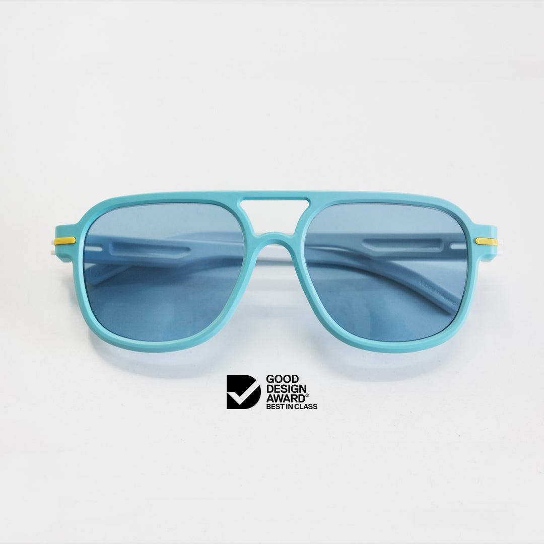 Newport Fluro Blue White Arms