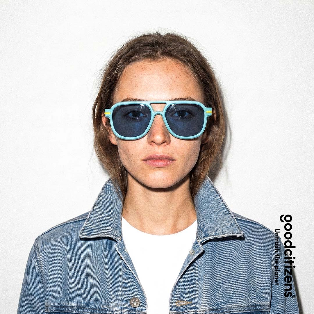 Newport Fluro Blue White Arms
