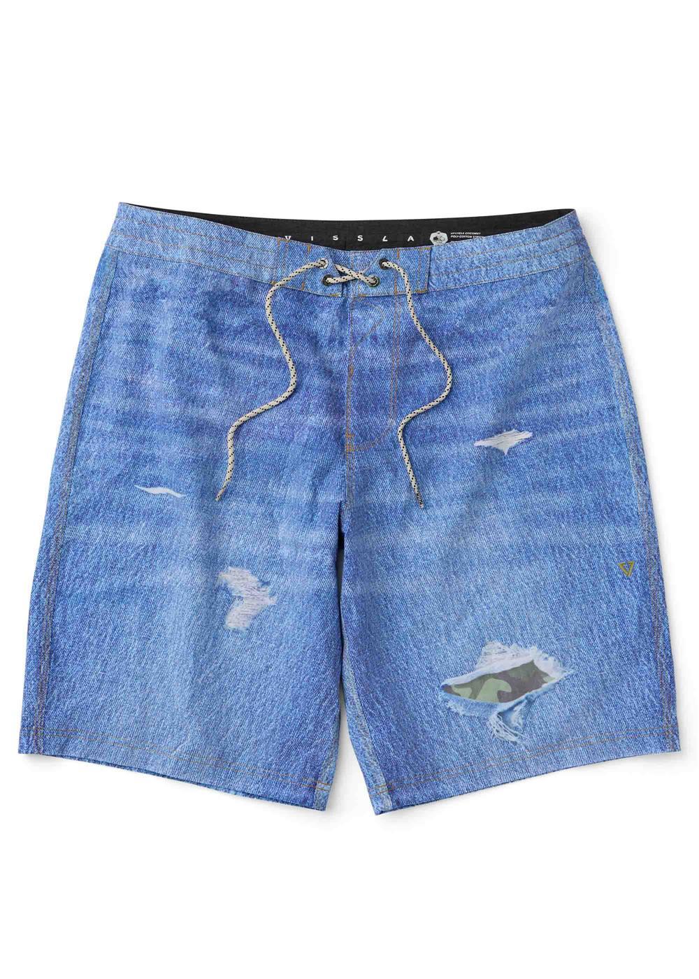 Vissla Jort 21" Boardshort in Denim, view 2