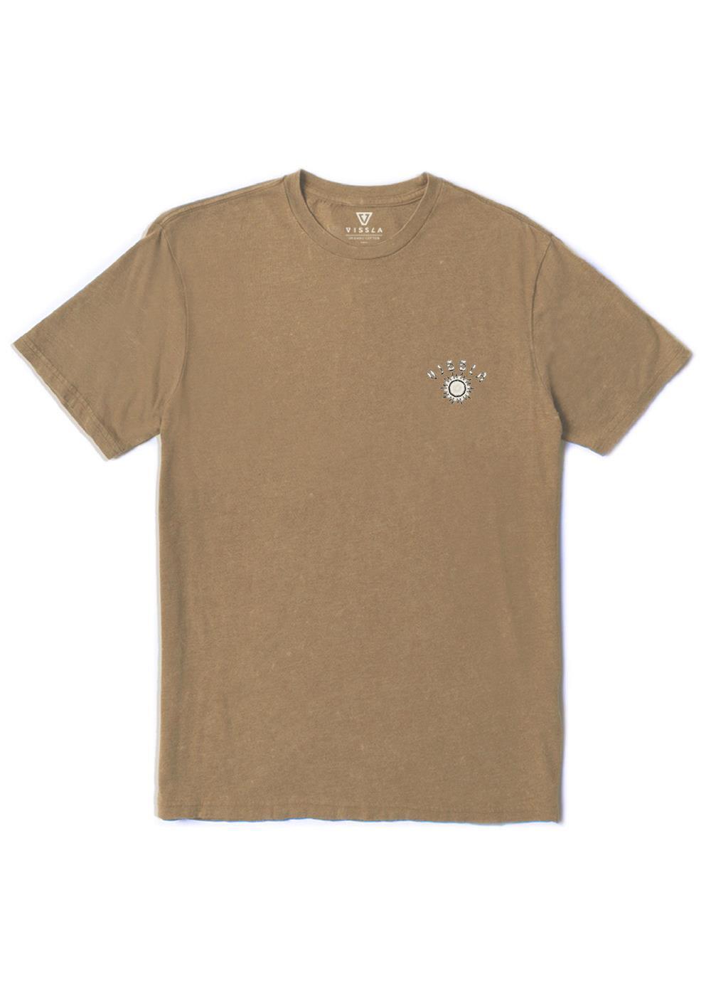 Vissla Big Breakers Cosmic Wash SS Tee in Chocolate, view 2