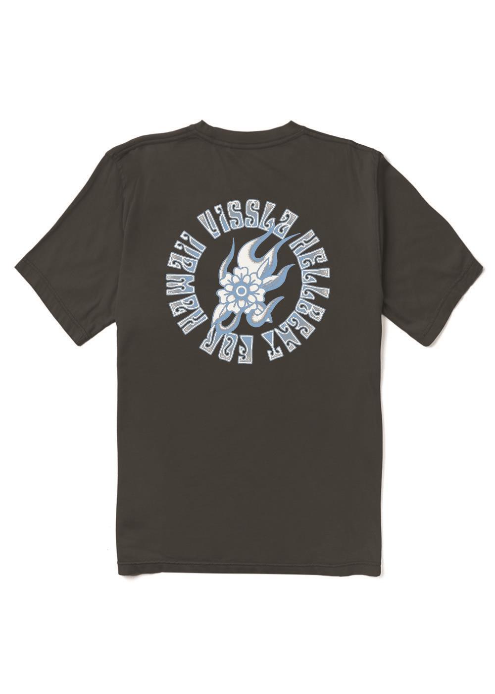Vissla Helloha Swell Vintage SS Tee in Phantom