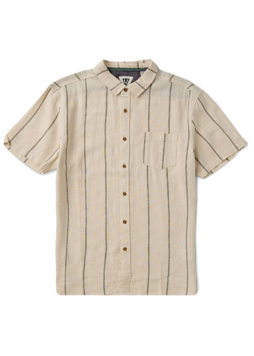 Vissla Grande Plage SS Shirt in Bone