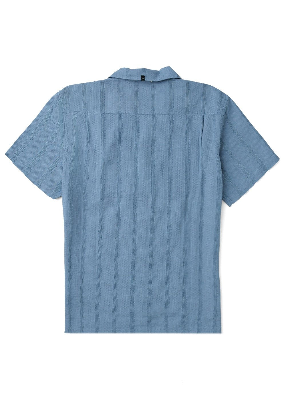 Vissla Quatro Casas Eco SS Shirt in Faded Denim, view 2