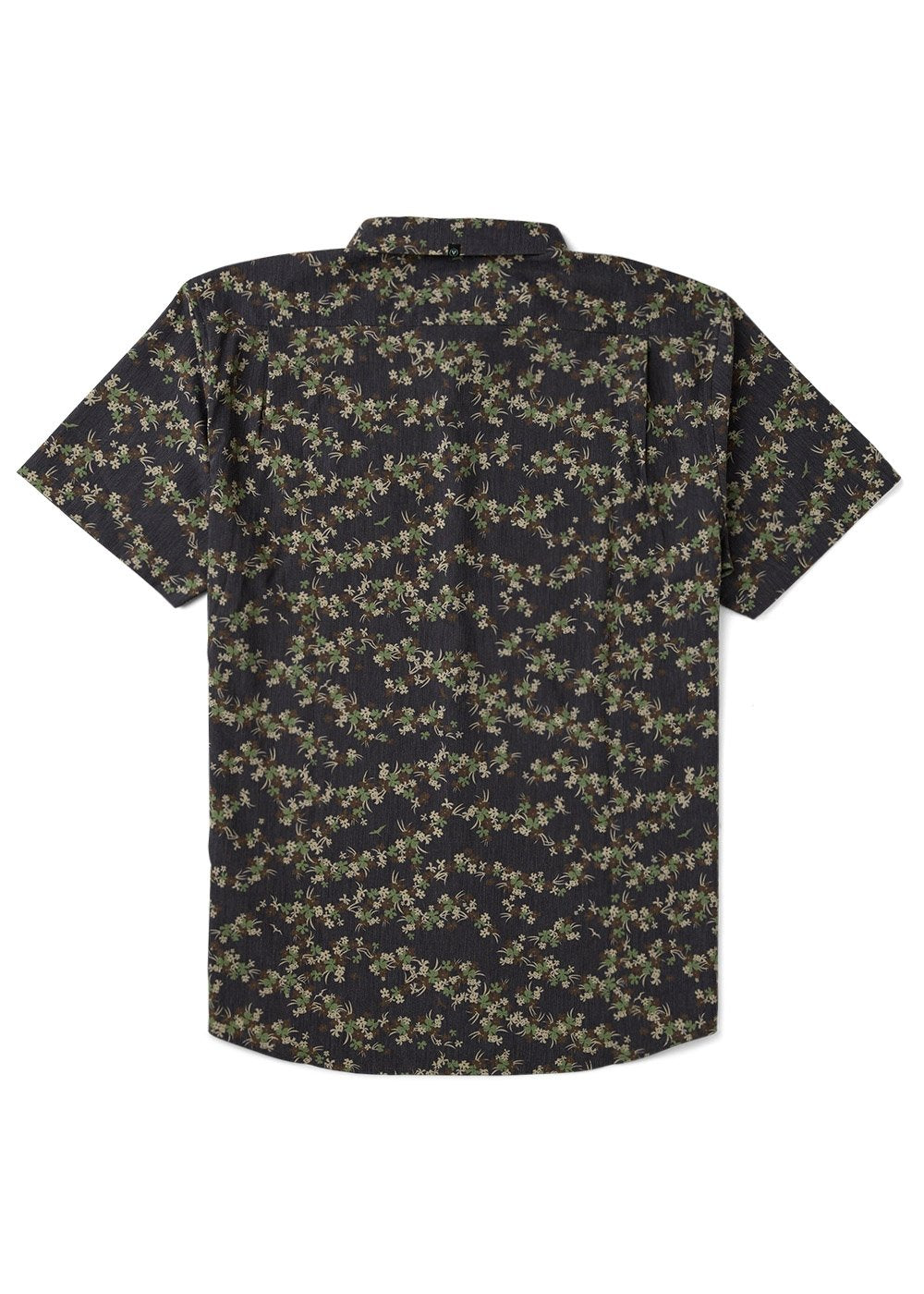 Vissla Tropicanica Hybrid Eco SS Shirt in Black, view 2