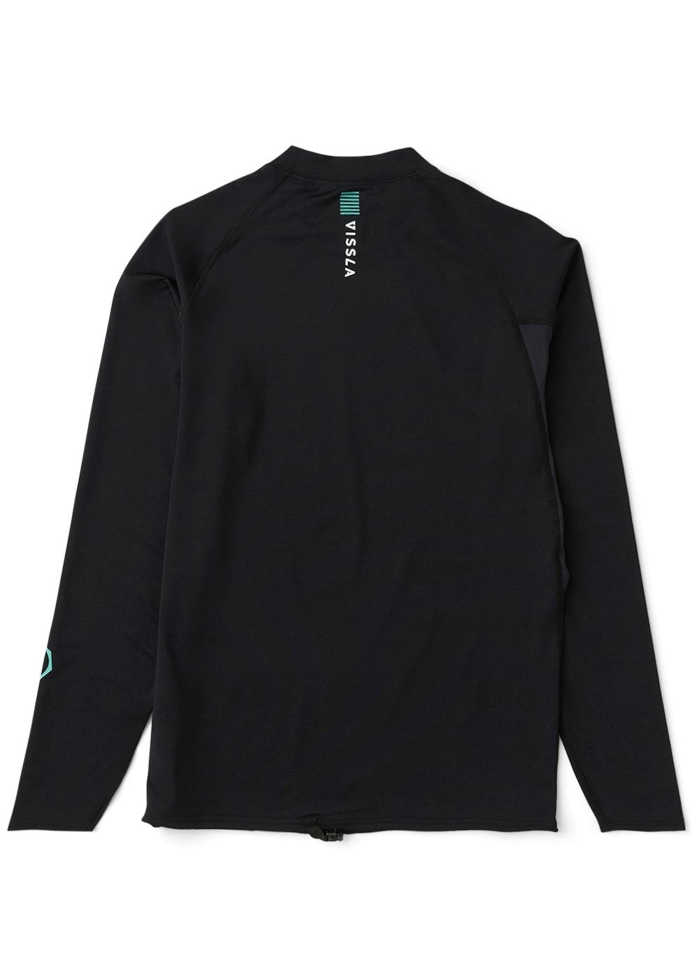 Vissla Warm Seas Eco LS Rash Guard in Black, view 4
