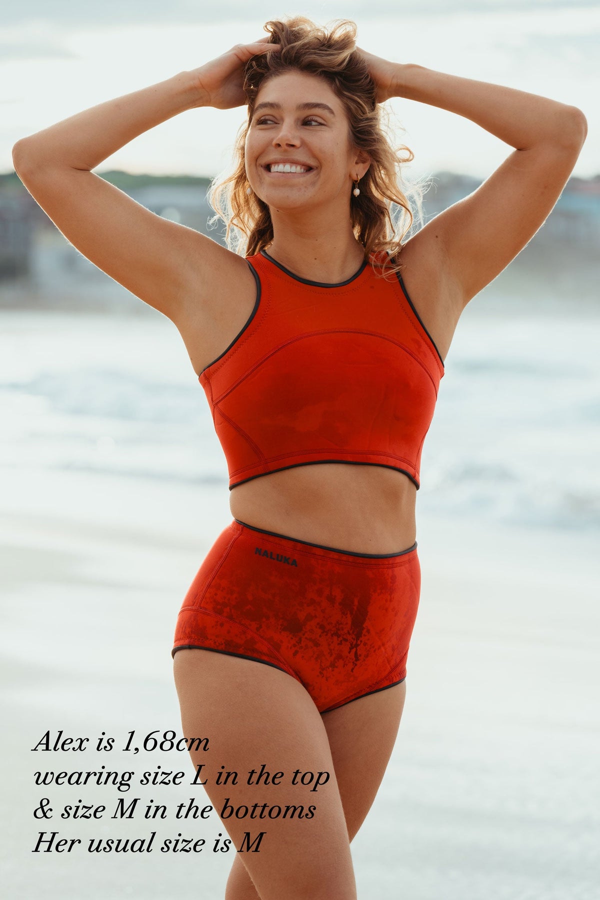 2mm Wetsuit Shorts for Women | Chili Red