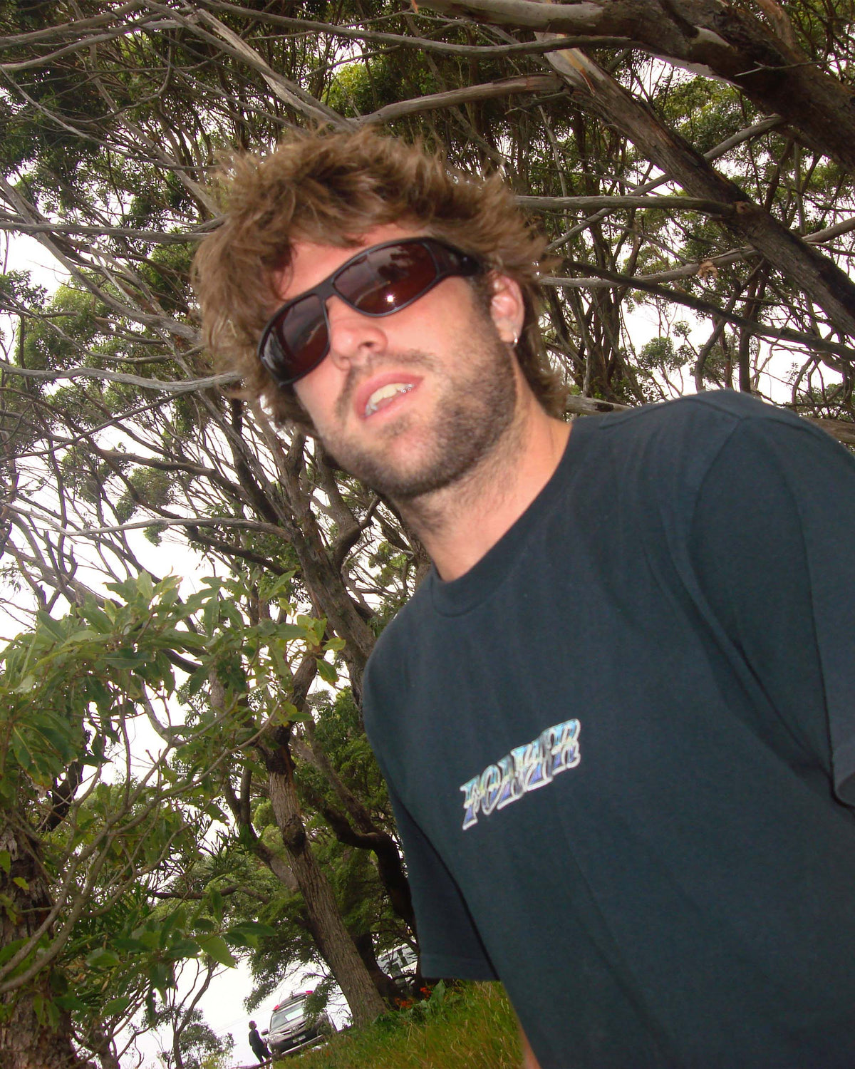 THE VACATIONER - MATTE BLACK / ORANGE REFLECTIVE POLARISED