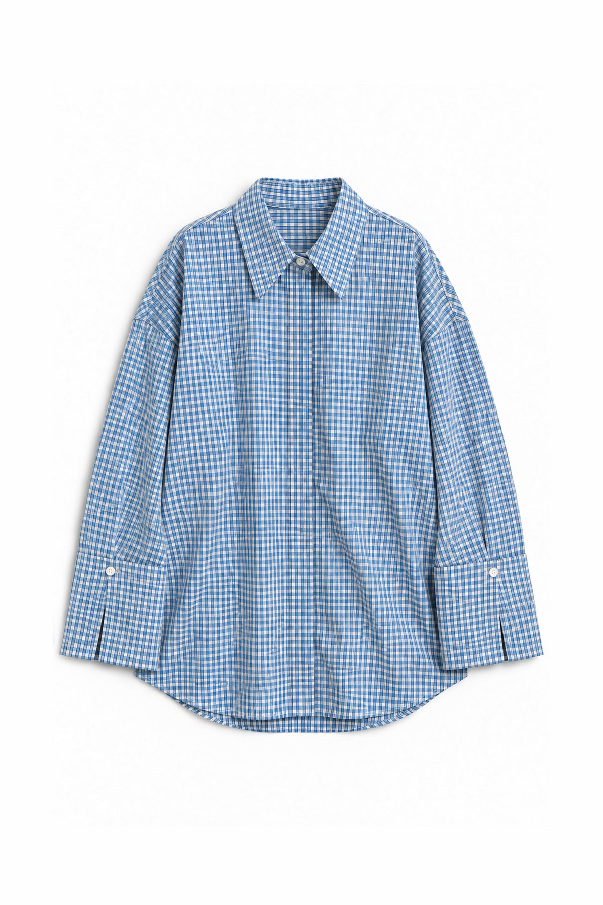 Classic Check Shirt - Cobalt