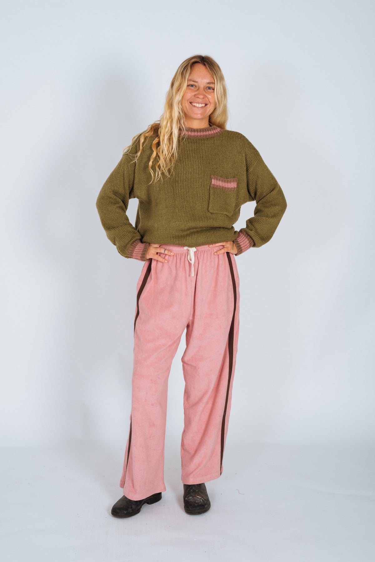 Khaki Knit Jumper - Atmosea