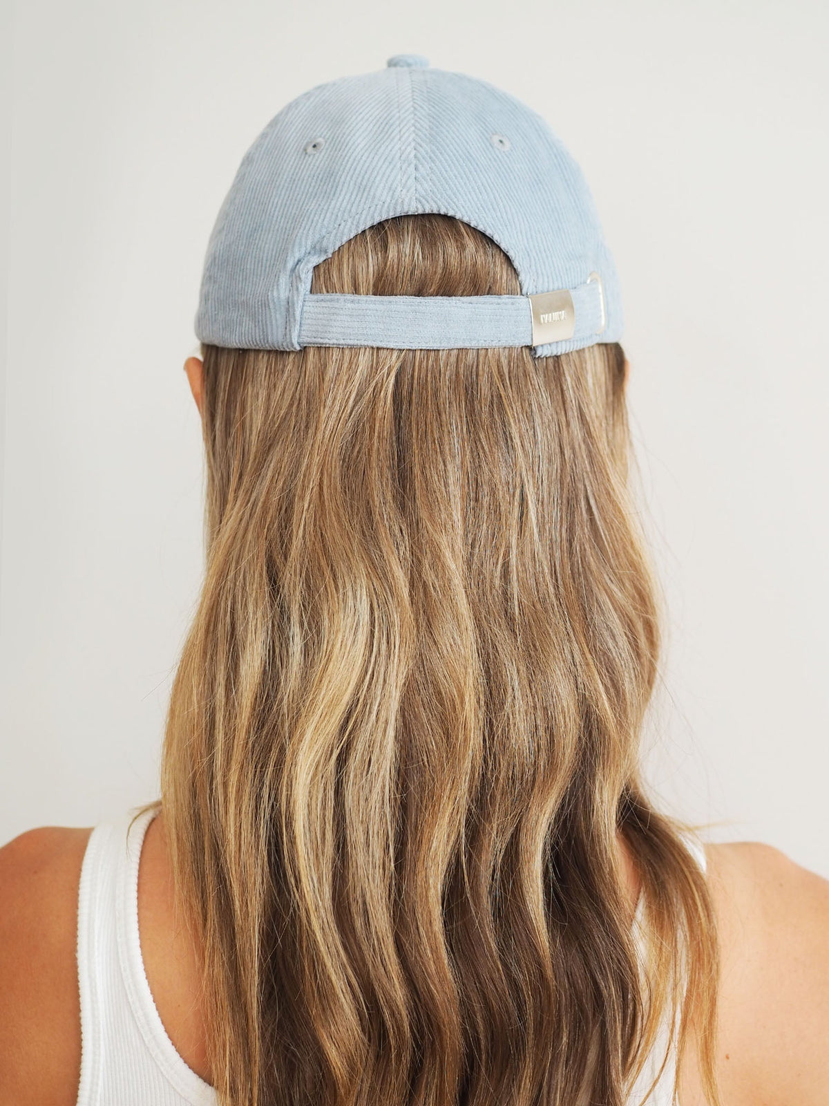 Naluka Essential | Cotton Corduroy Cap for Women | Powder Blue