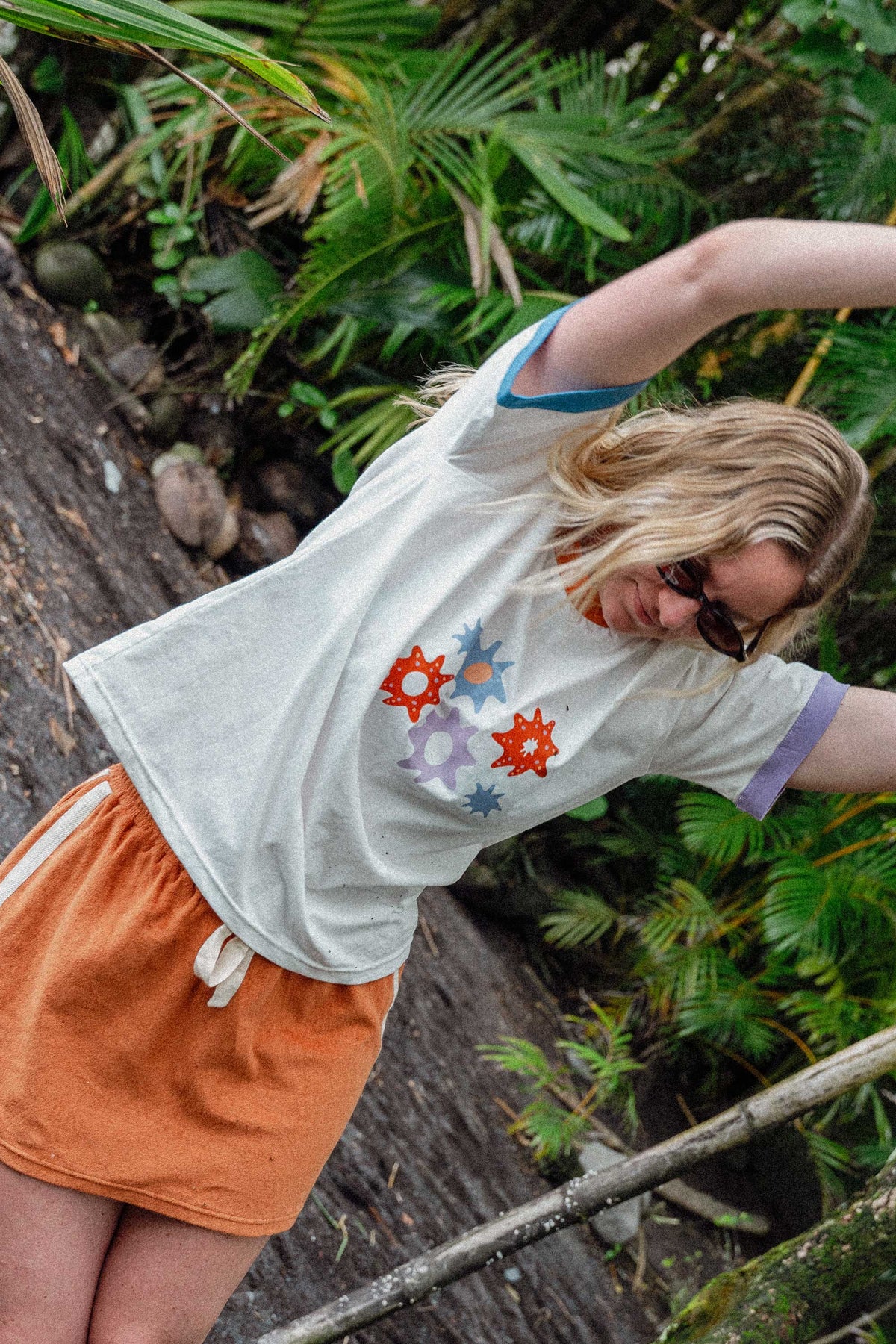 Sporty Terry Skirt in Rust - Atmosea