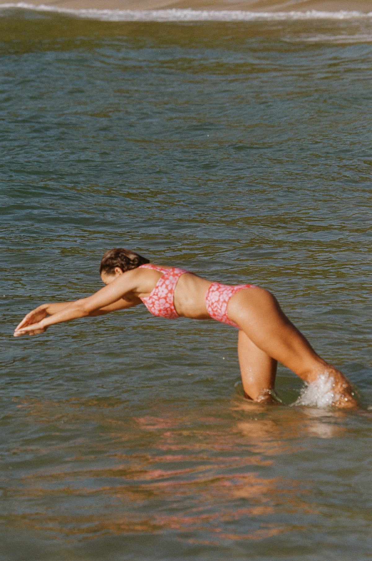 Holiday Floral Surf Bikini Bottom