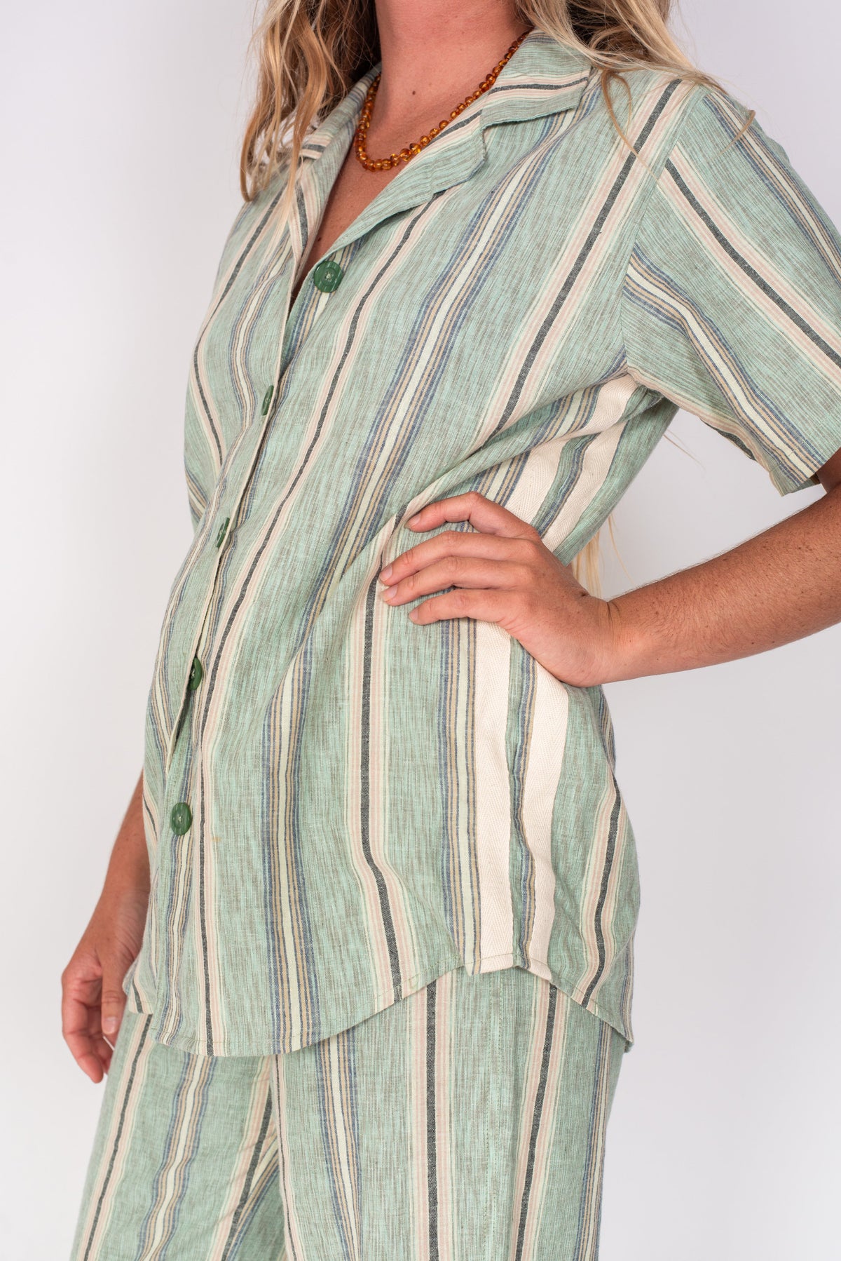 Unisex Shirt in Holiday Stripe - Atmosea