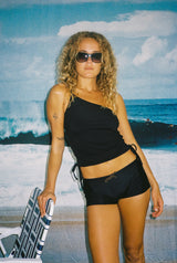 Sunroom Tank Top - Black Rib