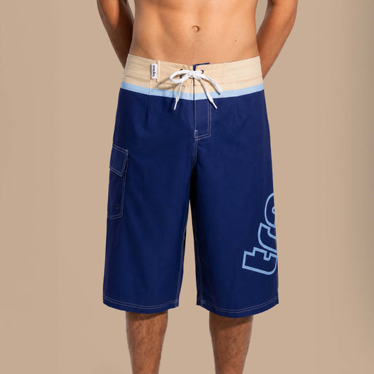 Sea Blue Retro Boardies
