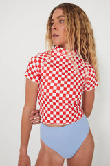 Low Rider Rashguard - Chilli Checkers Salt Gypsy
