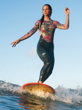 Women's Steamer Back Zip Wetsuit 3/2mm-  Garden By The Sea