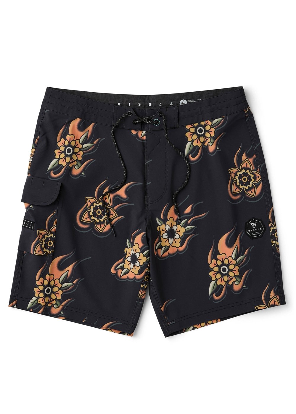 Vissla Helloha 17" Boys Boardshort in Phantom
