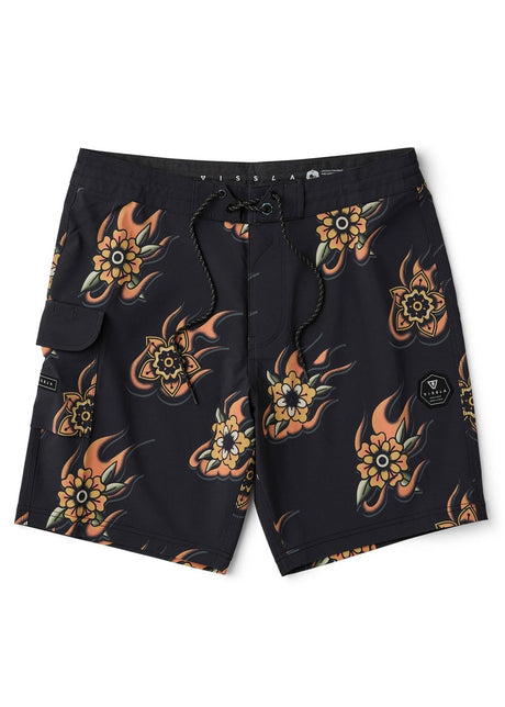Vissla Helloha 17" Boys Boardshort in Phantom