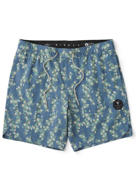 Vissla Tropicanica 16" Boys Ecolastic in Blue Haze