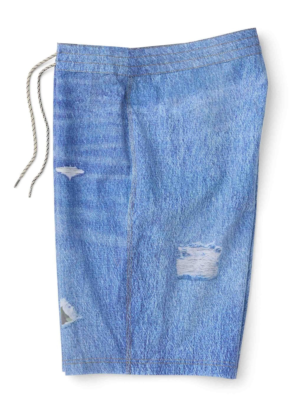 Vissla Jort 18" Boys Boardshort in Denim, view 4