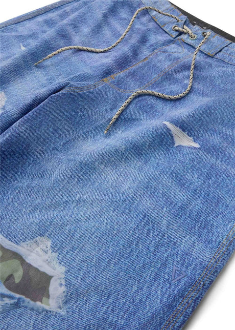 Vissla Jort 18" Boys Boardshort in Denim, view 7