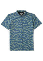 Vissla Tropicanica Hybrid Eco Boys SS Shirt in Blue Haze
