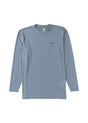 Vissla Youth Twisted LS Sun Shirt in Slate Heather
