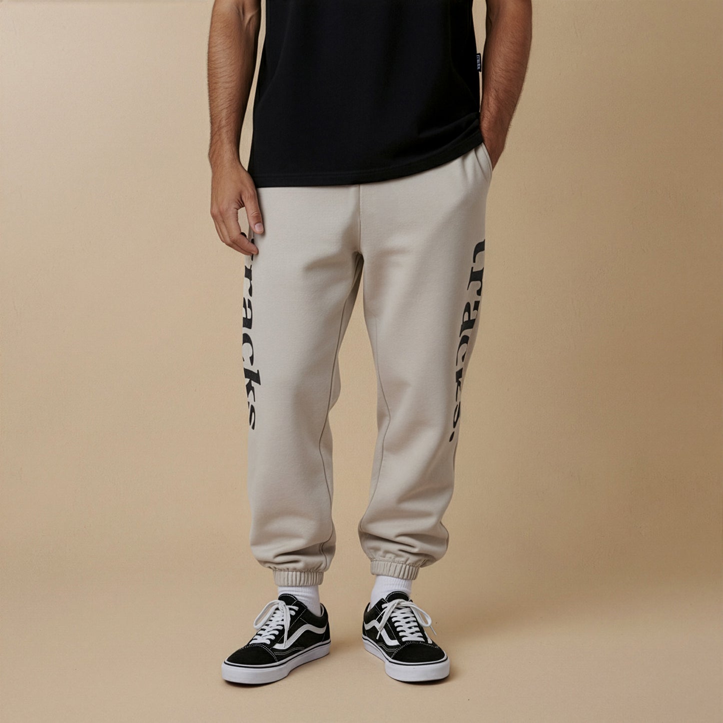 Tracks Tracksuit Pant Ecru