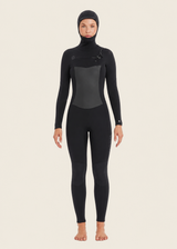 7 Seas 5/4 Hooded Chest Zip Wetsuit