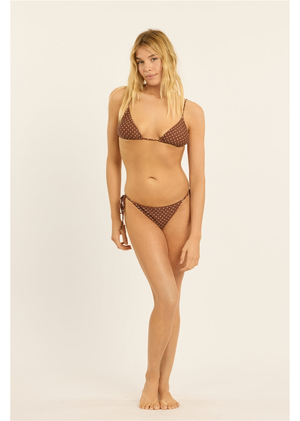 On The Dot Side Tie Rio Bottom Bottoms Swim