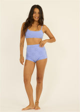 Love Struck Terry High Waist Surf Short Bottoms Swim