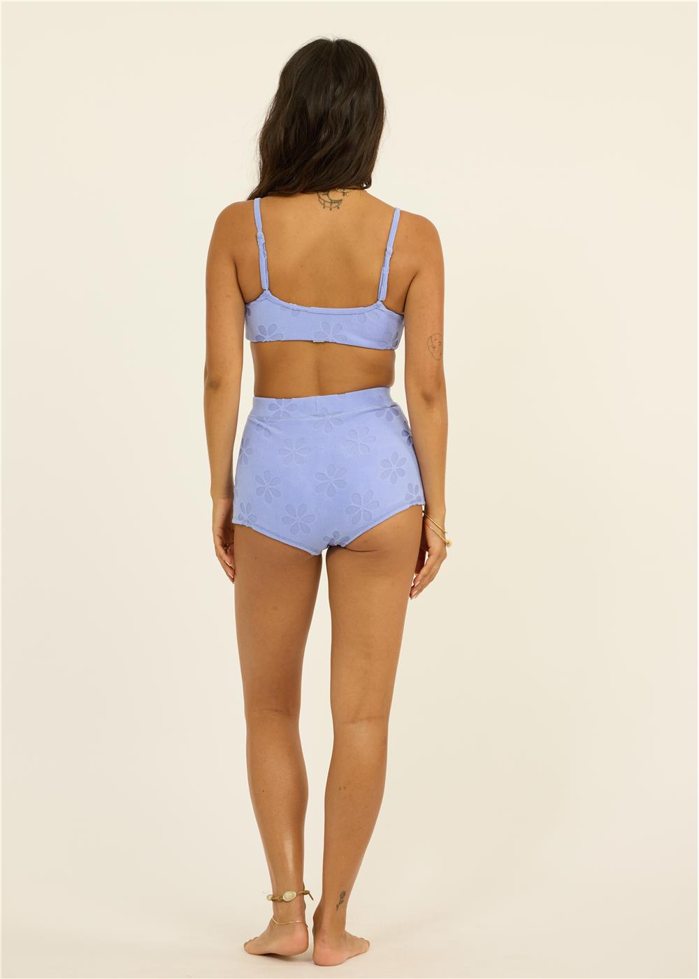 Love Struck Terry High Waist Surf Short Bottoms Swim