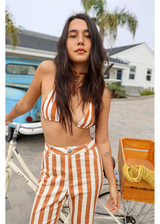 Check And See Reversible Triangle Top Tops Swim