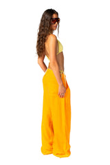 Ammos Linen Pant - Portokali