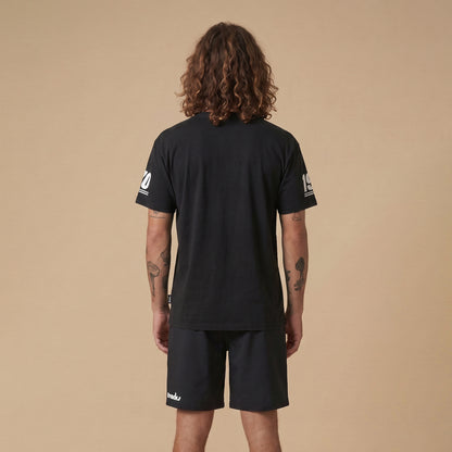Logo Dash Tee, Black Tee