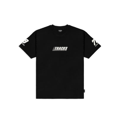 Logo Dash Tee, Black Tee
