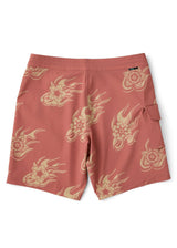Vissla Helloha 18.5" Boardshort in Retro Red, view 2