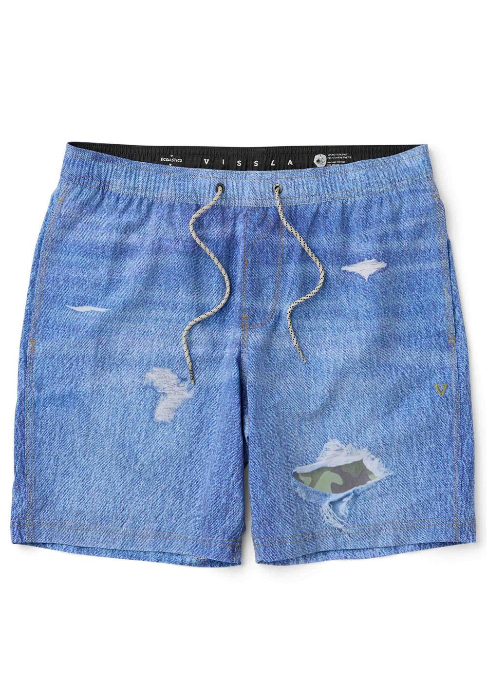 Vissla Jort 17.5" Ecolastic in Denim, view 2