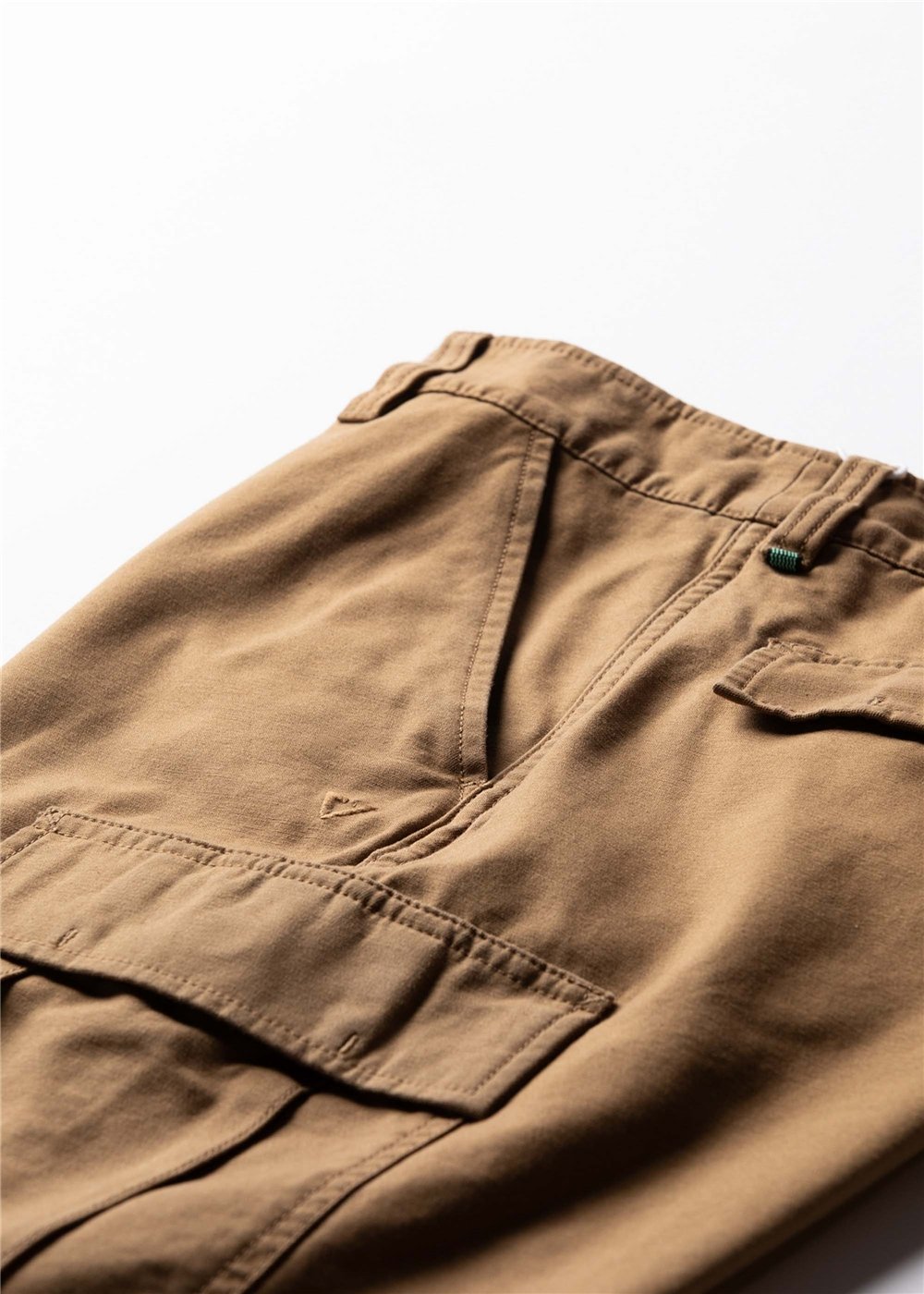 Vissla County Cargo Twill 21" Walkshort in Dark Khaki, view 4