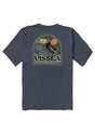 Vissla Perched Organic Blend SS Tee in Dark Denim