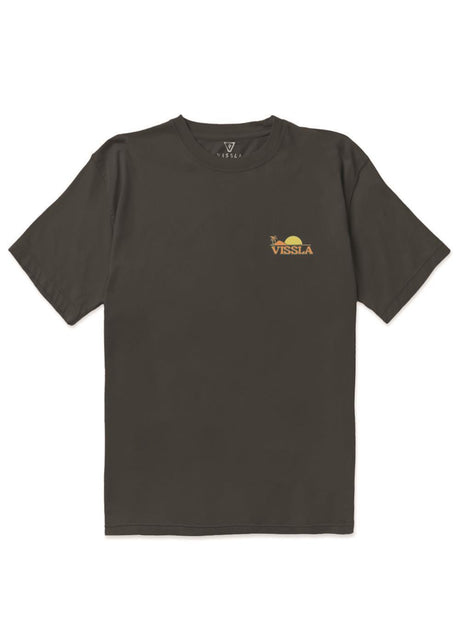 Vissla Shacked Organic Blend SS Tee in Phantom, view 2