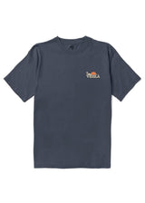 Vissla Shacked Organic Blend SS Tee in Dark Denim, view 2