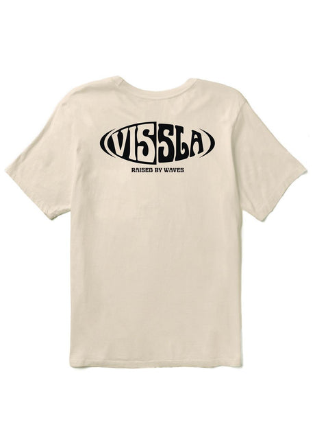 Vissla Split Organic Blend SS Tee in Bone