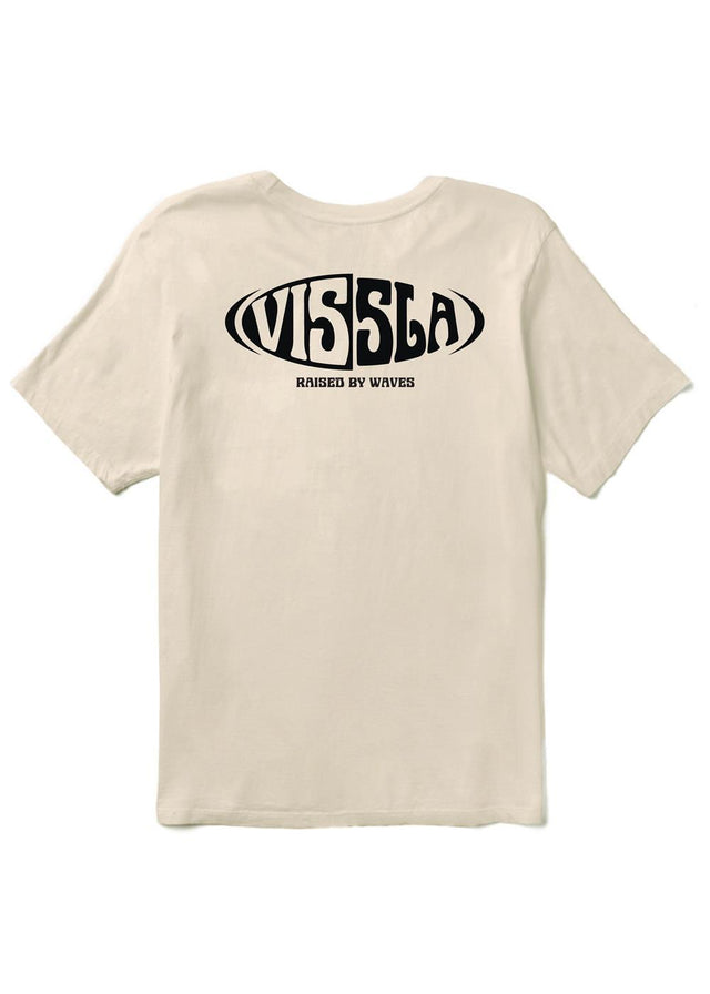 Vissla Split Organic Blend SS Tee in Bone