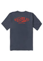 Vissla Split Organic Blend SS Tee in Dark Denim